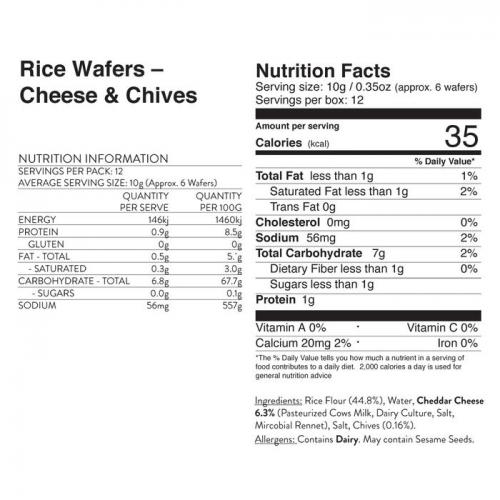 NIPS Rice Wafers Cheese Chive 700x