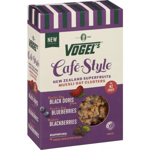 Vogels bread cafe style muesli New Zealand superfruit muesli