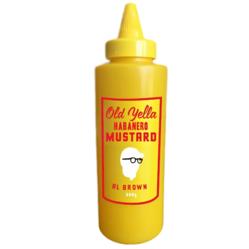 Al Brown Old yella habanero mustard