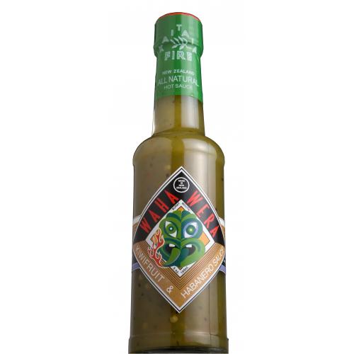Waha Wera Kiwi and habanero hot sauce