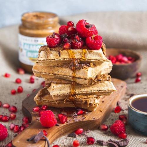 almond butter waffles2
