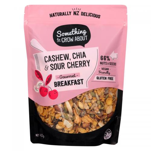 cashew and cherry cereal gluten free breakfast