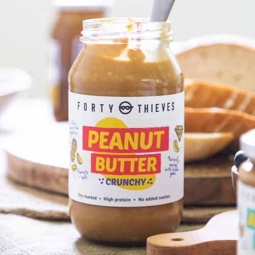 peanut crunchy open