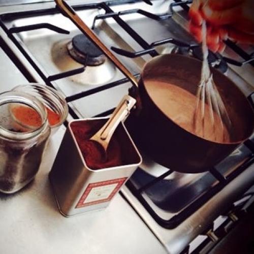 spiced hot chocolate cinnamon chili nutmeg 2