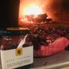 Tamarillo chutney on wood fired New Zealand lamb