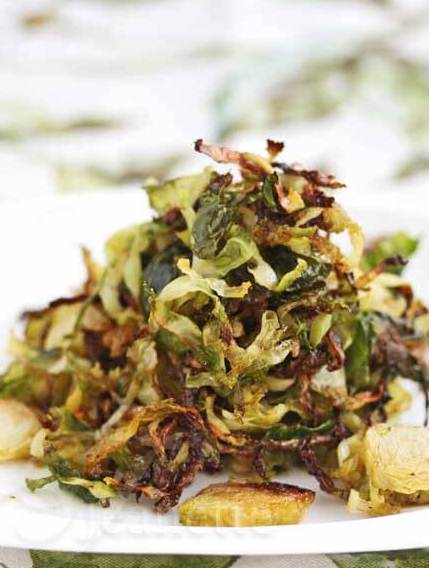 coconut recipes Brussels Sprout Chips virgin oil