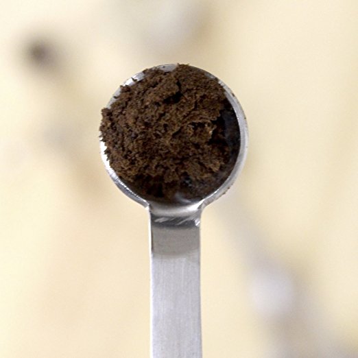 pure ground vanilla bean measuring spoon